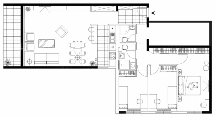 Petosoban stan | 4zida