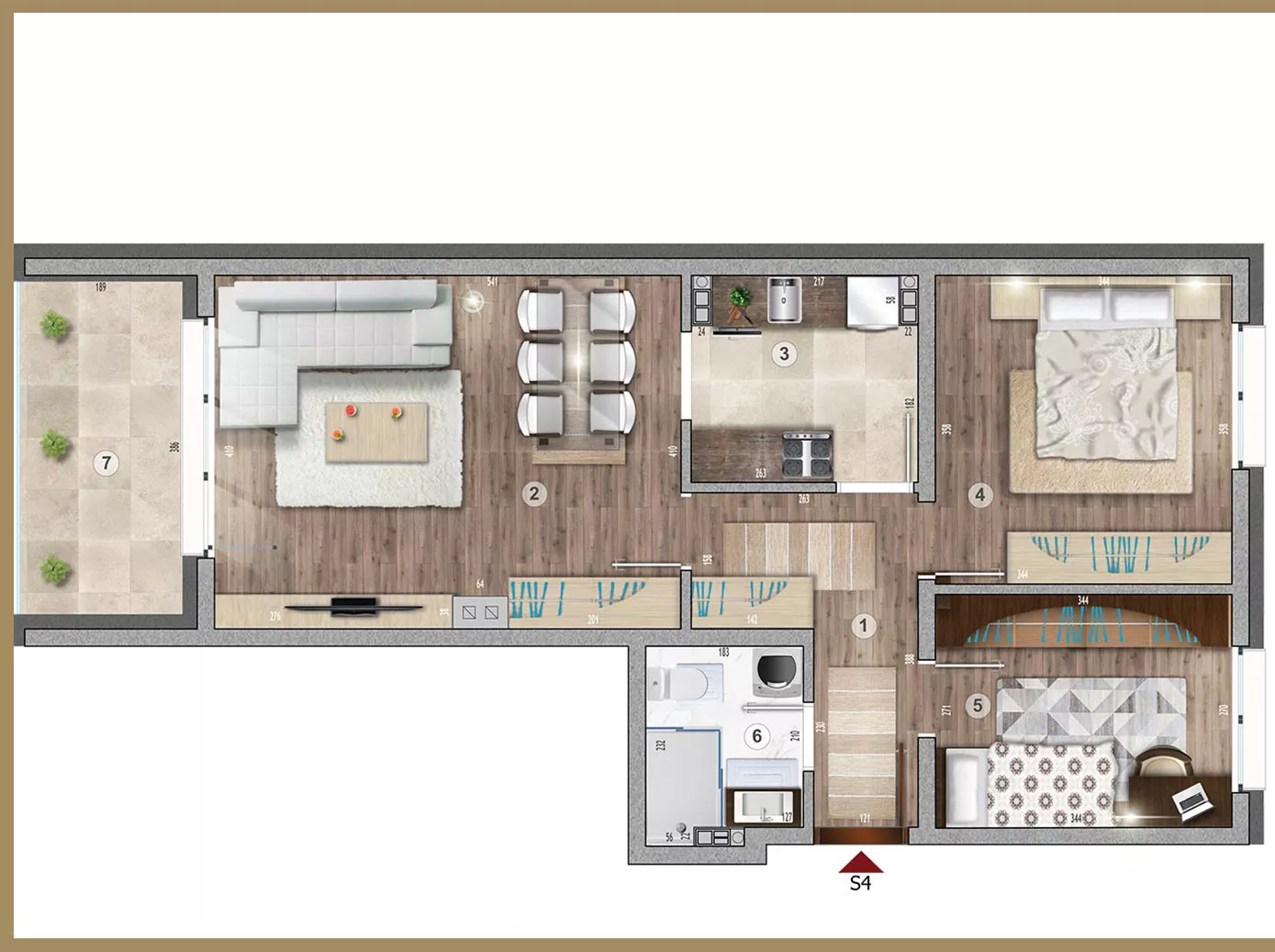 Dvosoban stan | 4zida