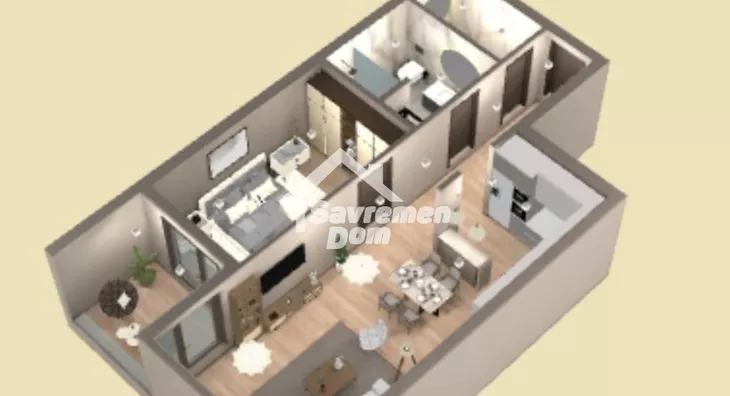 Dvosoban stan | 4zida