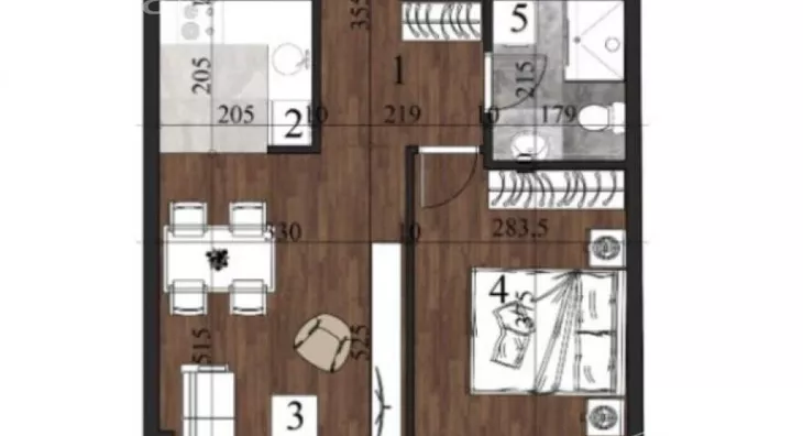 Dvosoban stan | 4zida