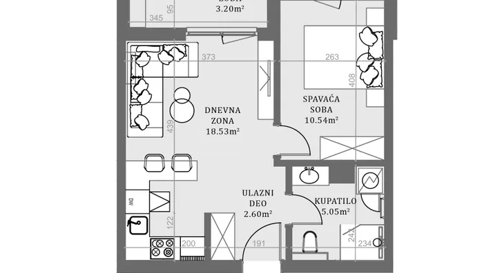 Dvosoban stan | 4zida