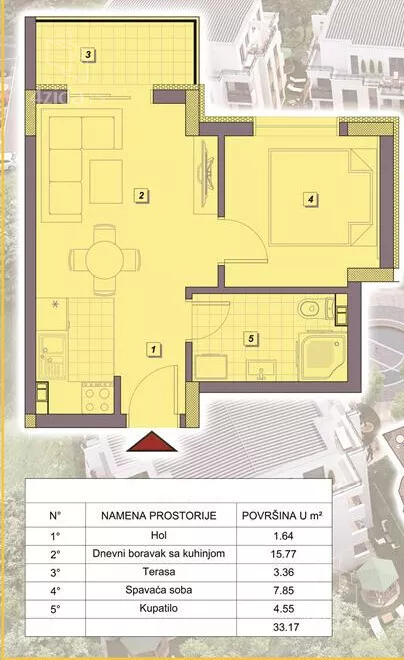 Jednoiposoban stan | 4zida