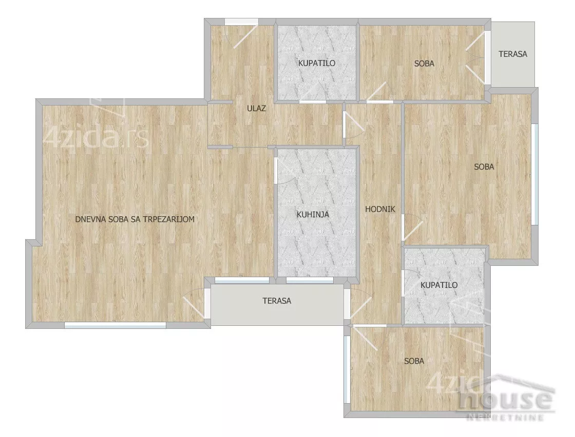 Četvorosoban stan | 4zida