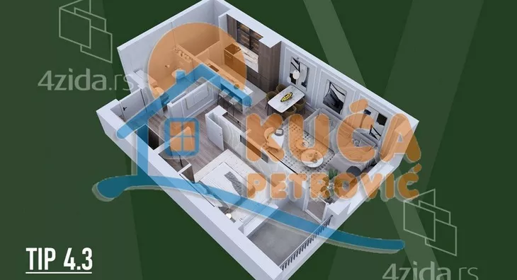 Dvosoban stan | 4zida