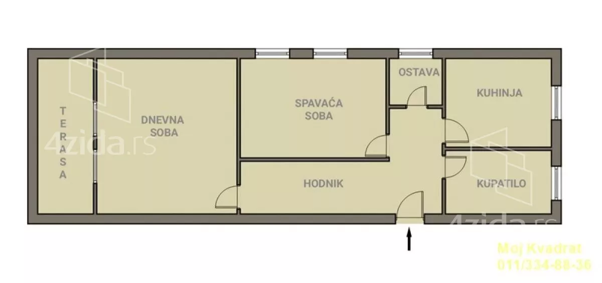 Dvosoban stan | 4zida