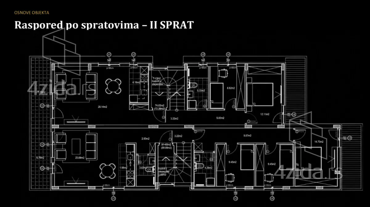 Trosoban stan | 4zida
