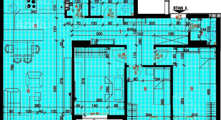 Troiposoban stan | 4zida