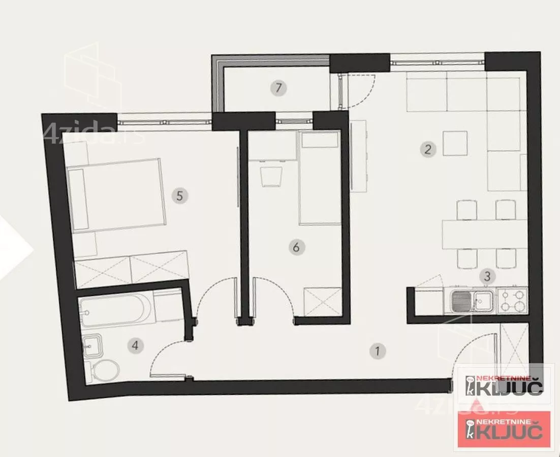 Dvoiposoban stan | 4zida