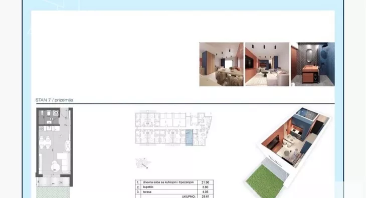 Jednosoban stan | 4zida