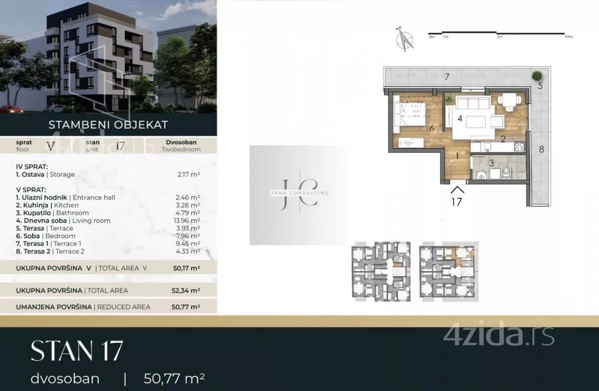 Dvosoban stan | 4zida