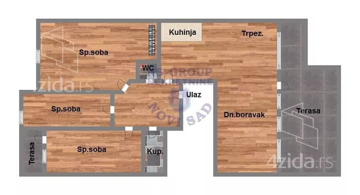 Četvorosoban stan | 4zida