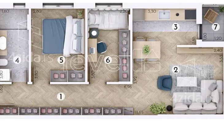 Dvoiposoban stan | 4zida