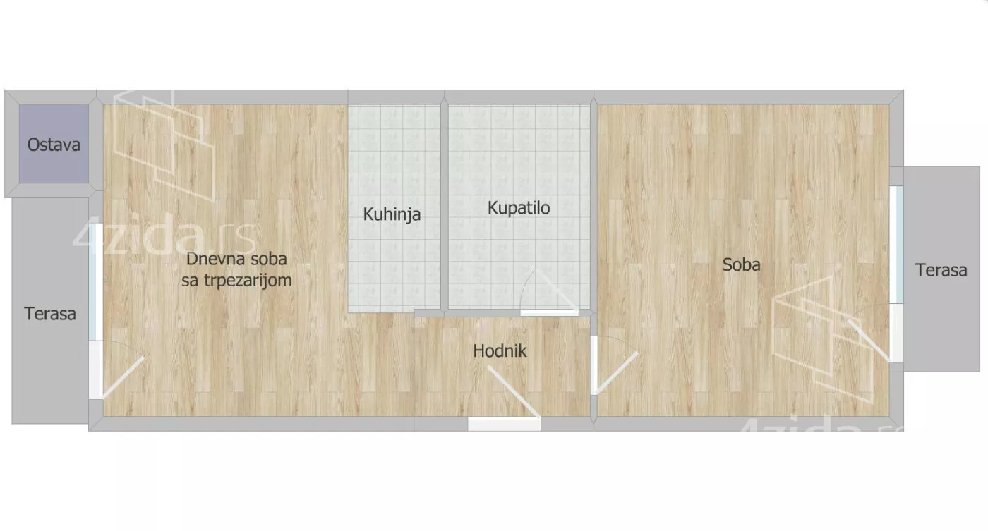 Dvosoban stan | 4zida