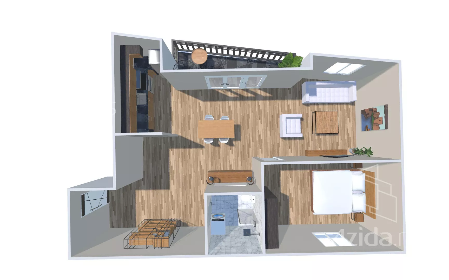 Dvosoban stan | 4zida