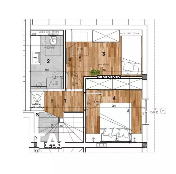 Trosoban stan | 4zida