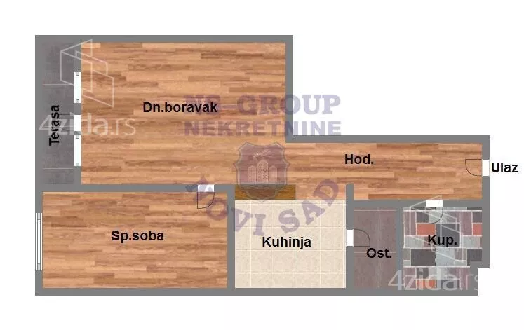 Dvosoban stan | 4zida