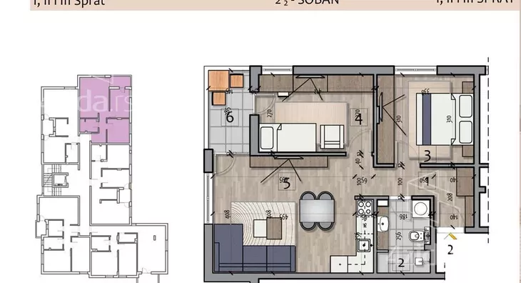 Dvoiposoban stan | 4zida