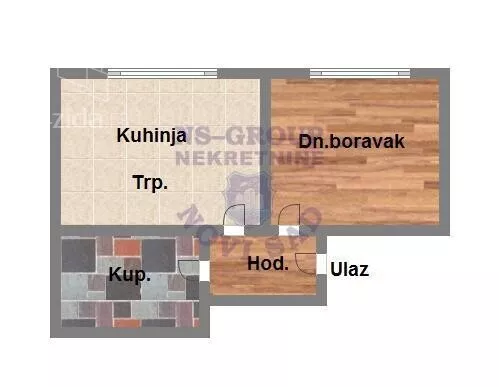 Jednosoban stan | 4zida