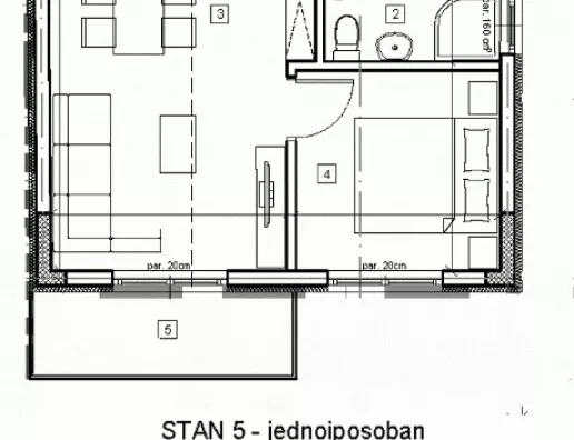 Jednoiposoban stan | 4zida