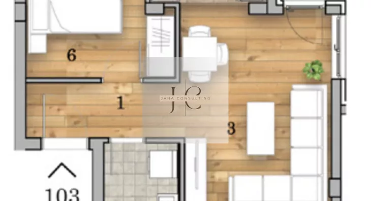 Dvosoban stan | 4zida