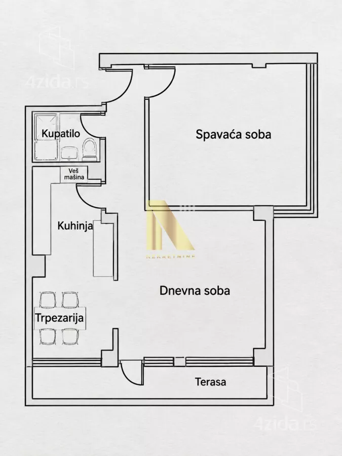 Dvosoban stan | 4zida