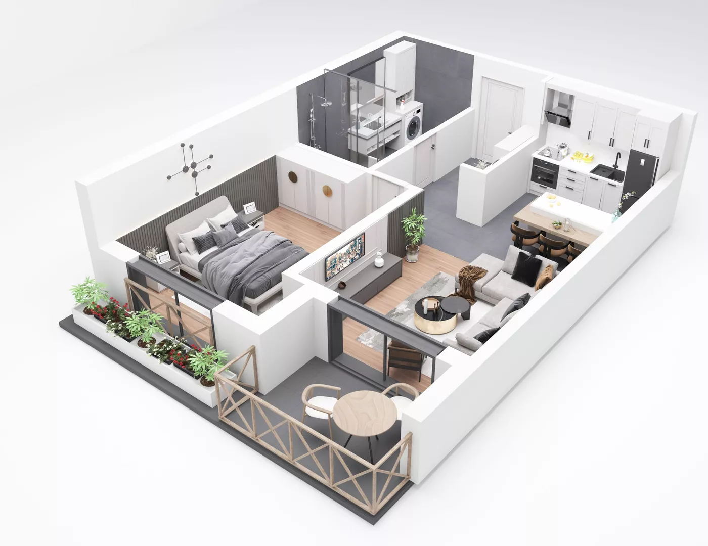 Jednoiposoban stan | 4zida