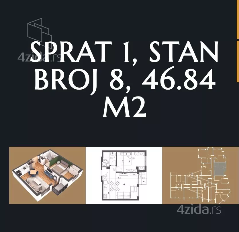 Dvosoban stan | 4zida