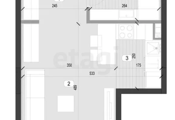 Jednosoban stan | 4zida