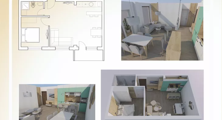 Jednoiposoban stan | 4zida