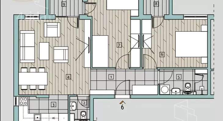 Trosoban stan | 4zida