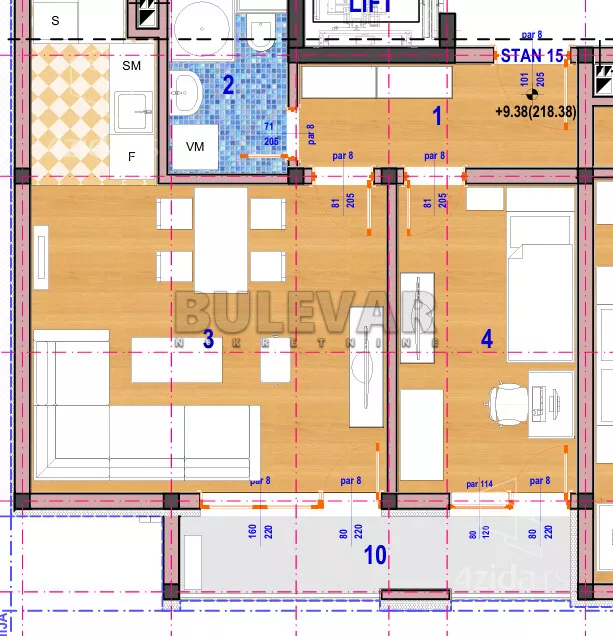 Jednoiposoban stan | 4zida