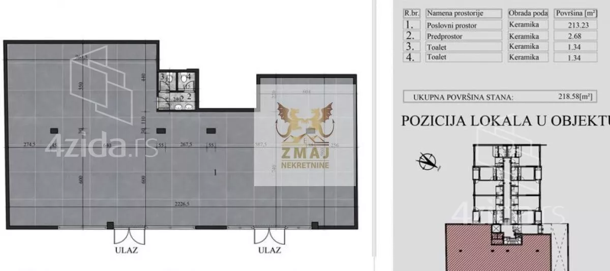 Poslovni prostor | 4zida