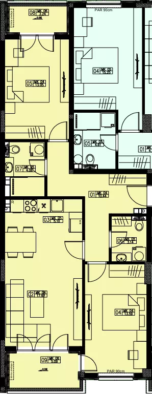 Trosoban stan | 4zida