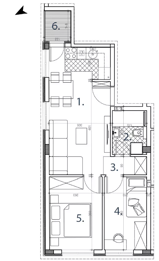 Dvoiposoban stan | 4zida