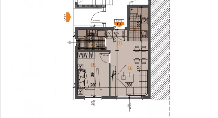 Jednoiposoban stan | 4zida