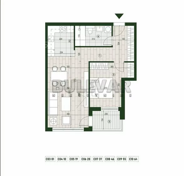 Dvosoban stan | 4zida