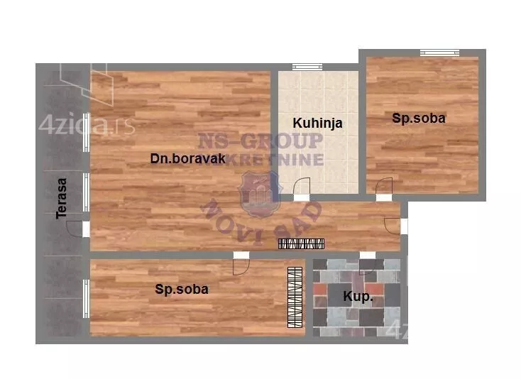 Trosoban stan | 4zida