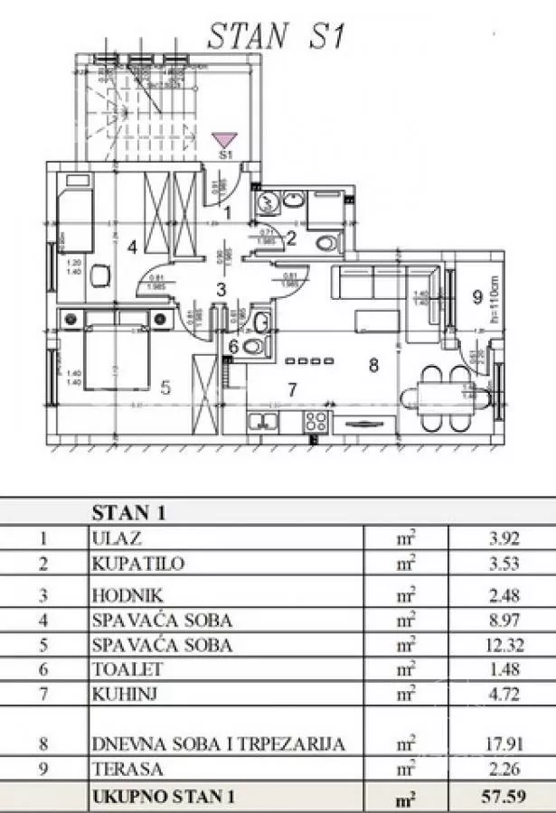 Dvoiposoban stan | 4zida