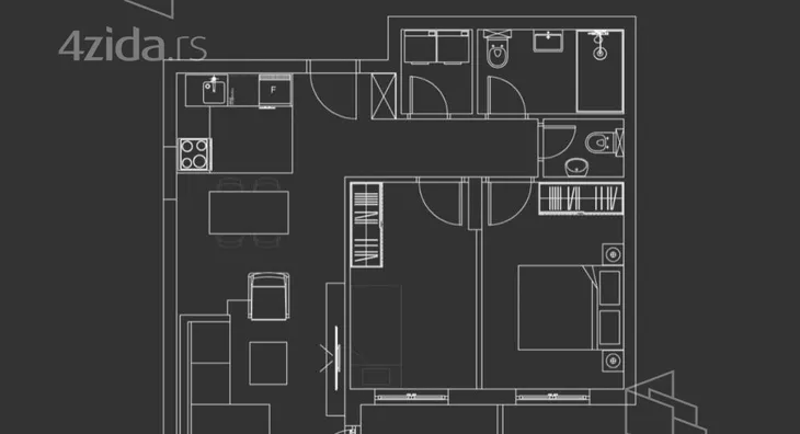 Trosoban stan | 4zida