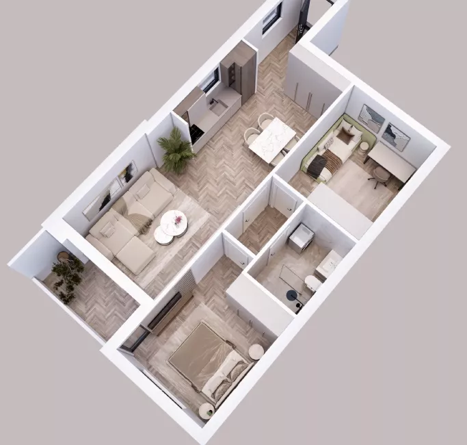 Dvoiposoban stan | 4zida