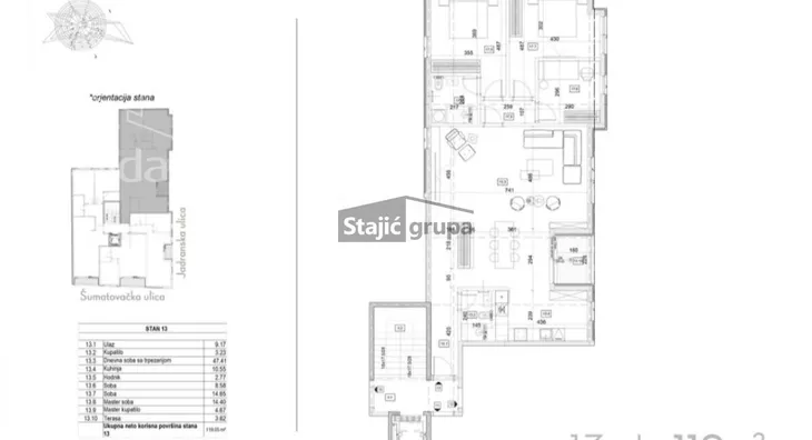 Troiposoban stan | 4zida