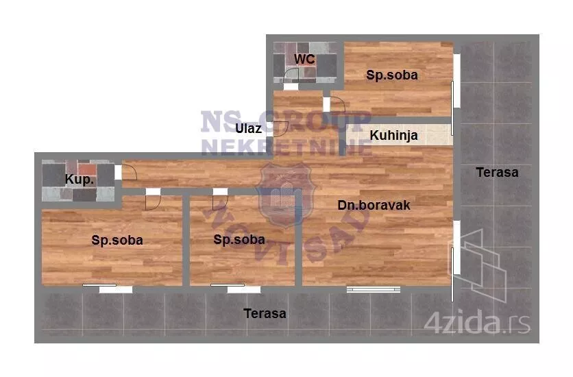 Troiposoban stan | 4zida