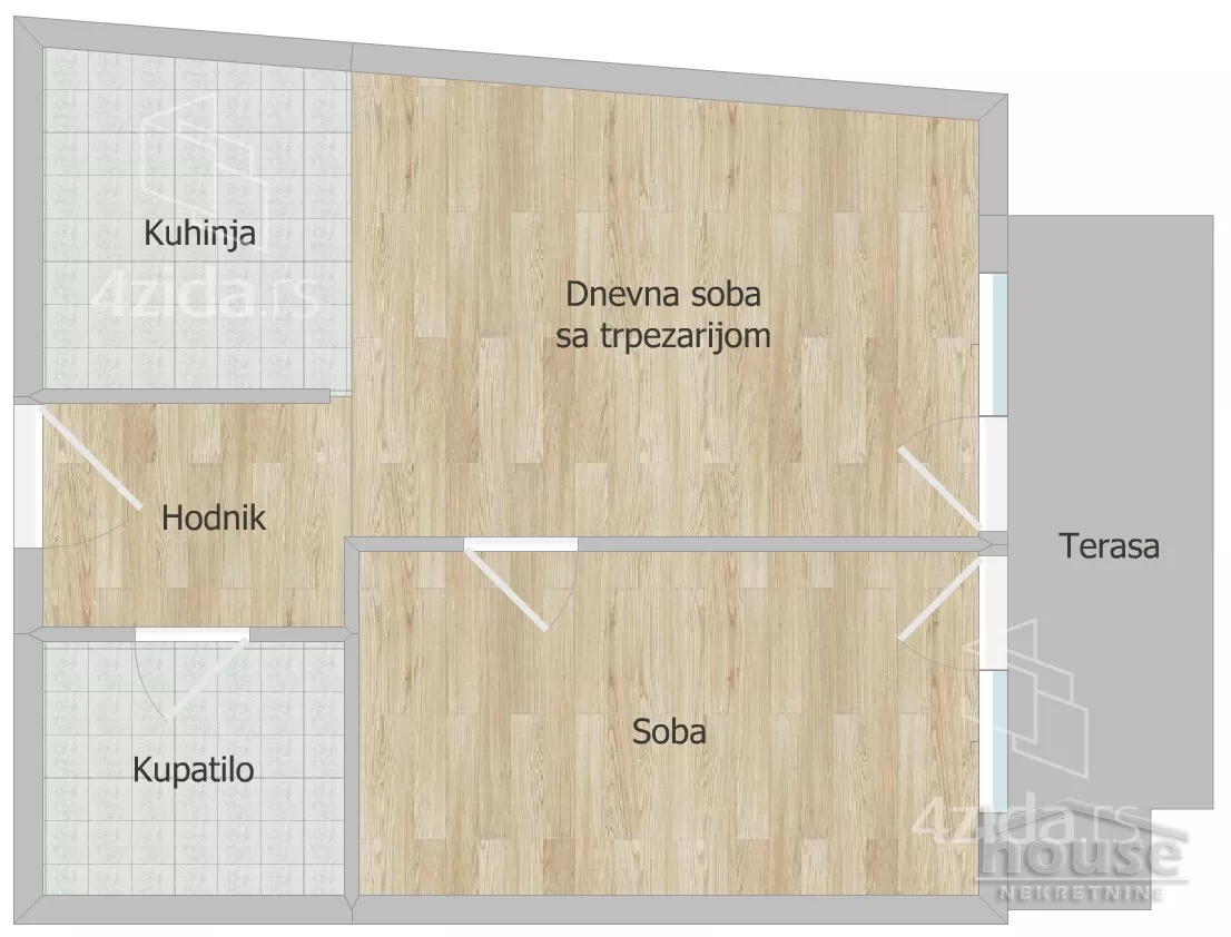 Dvosoban stan | 4zida