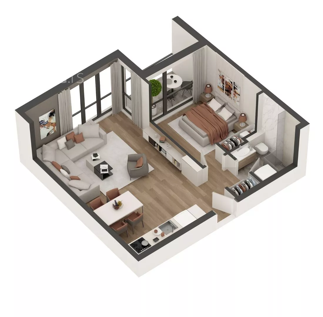 Dvosoban stan | 4zida