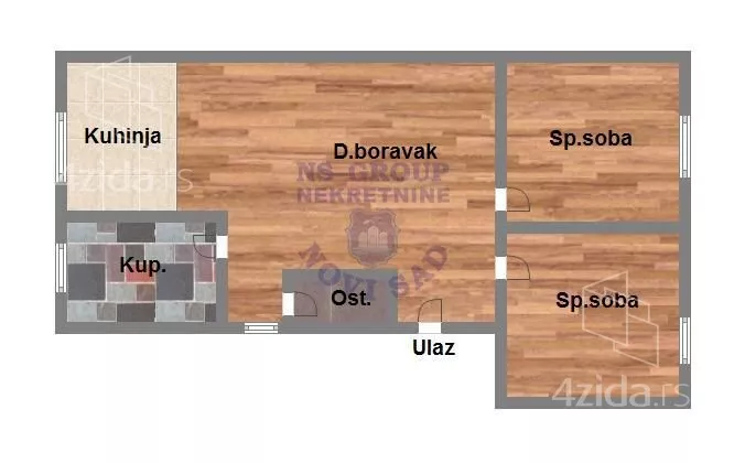 Trosoban stan | 4zida