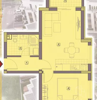 Jednoiposoban stan | 4zida