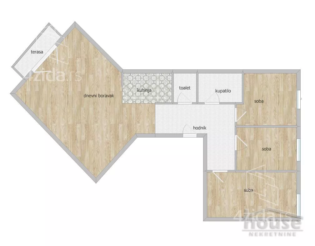 Četvorosoban stan | 4zida