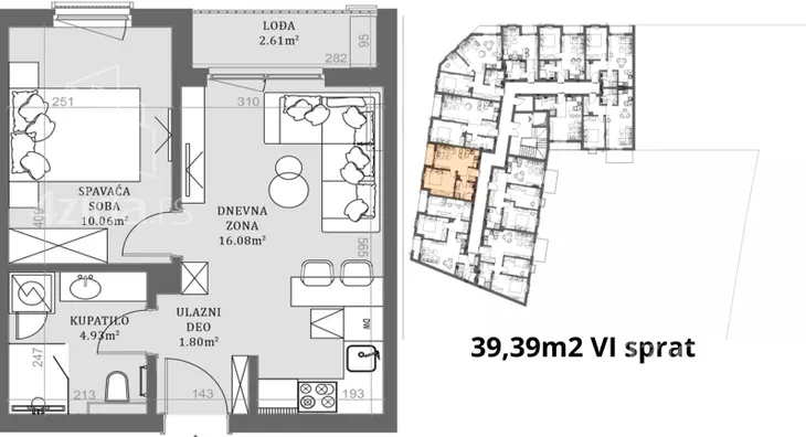 Jednoiposoban stan | 4zida