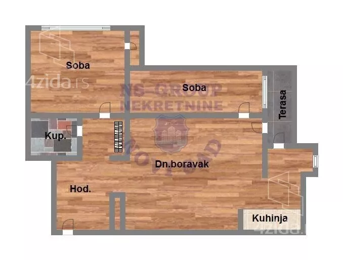 Trosoban stan | 4zida