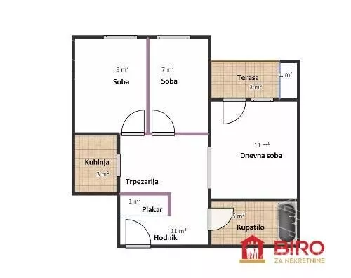 Dvoiposoban stan | 4zida